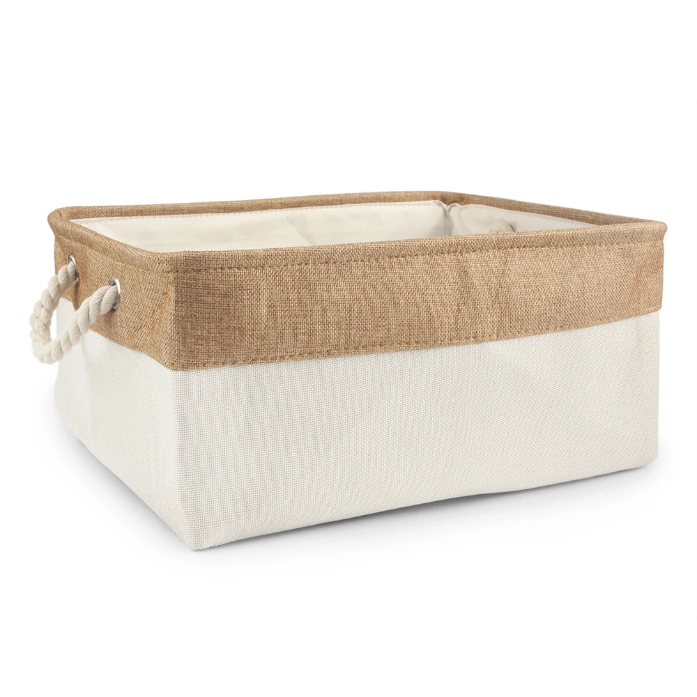 Cesta de Almacenamiento para Mascotas - Organizador Plegable de Juguetes y Accesorios