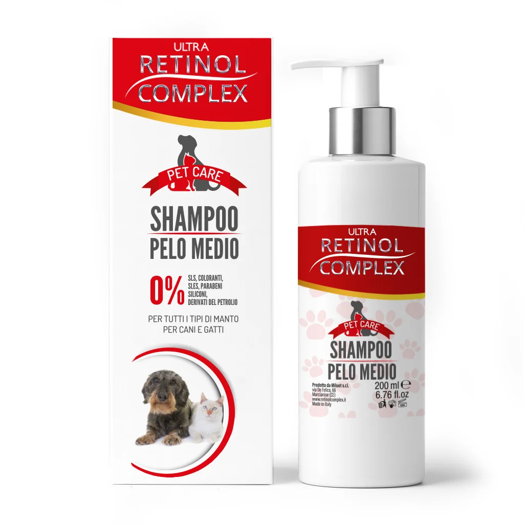 Champú para Perros de Pelo Medio 200ml - Limpieza Profunda y Brillo