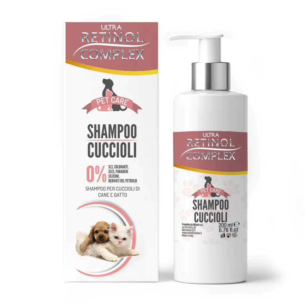 Champú para Cachorros 200ml - Suave y Delicado para Piel Sensible