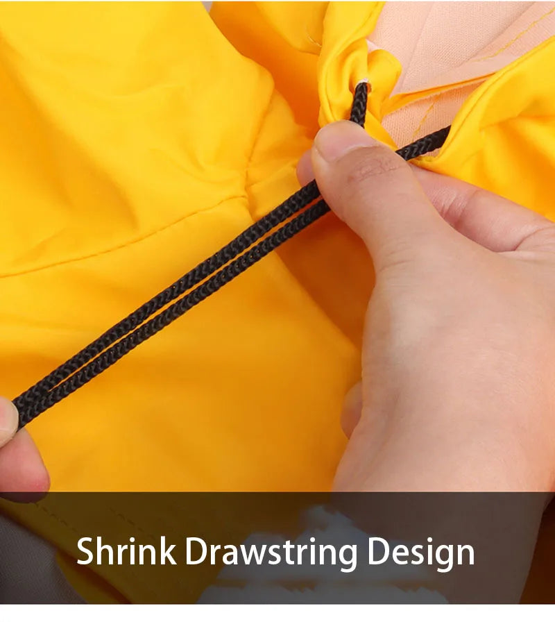 Chubasquero Impermeable para Perros con Capucha - Reflectante y Cortavientos