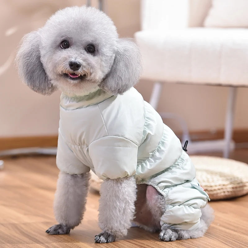 Mono Acolchado para Perros con Cremallera - Buzo Impermeable de Invierno