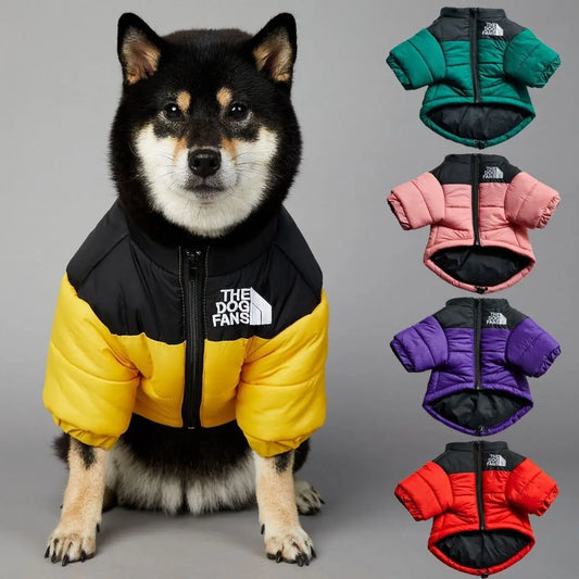 Chaleco Acolchado para Perros - Chaqueta Tipo Plumón Cálida de Invierno