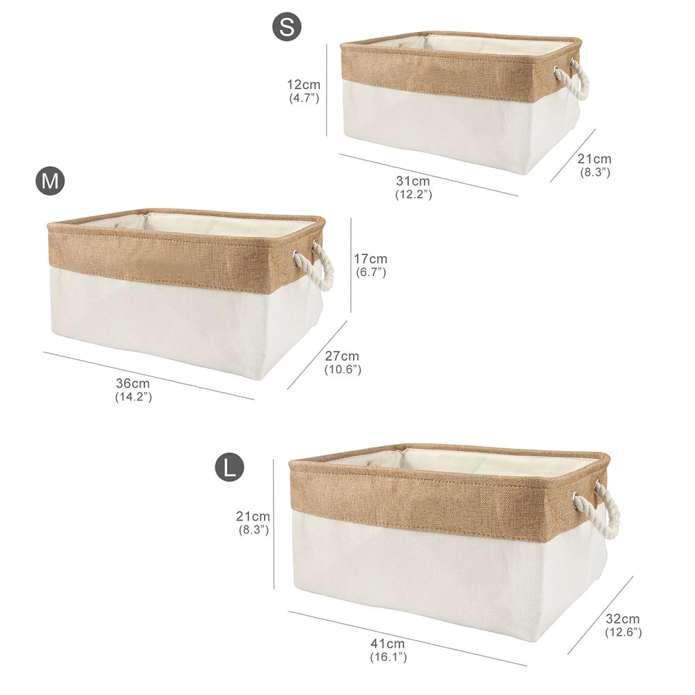 Cesta de Almacenamiento para Mascotas - Organizador Plegable de Juguetes y Accesorios