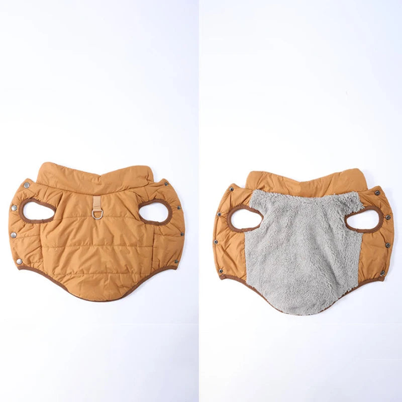 Abrigo de Invierno para Perros - Chaqueta Acolchada Cortavientos con Capucha