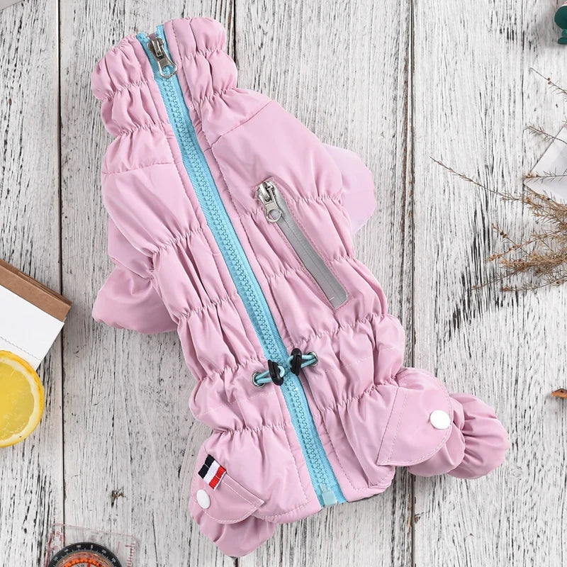 Mono Acolchado para Perros con Cremallera - Buzo Impermeable de Invierno