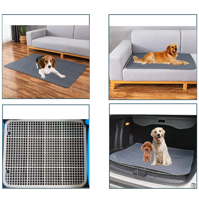 Alfombrilla de Entrenamiento Lavable para Perros - Empapador Reutilizable Impermeable