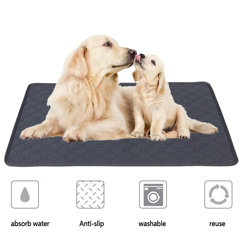 Alfombrilla de Entrenamiento Lavable para Perros - Empapador Reutilizable Impermeable