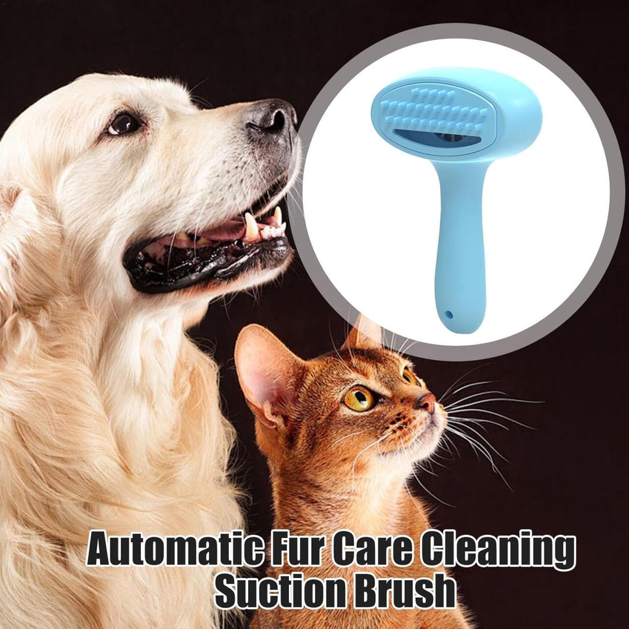 Cepillo Eléctrico Quitapelos para Mascotas - Aspirador de Pelo Recargable