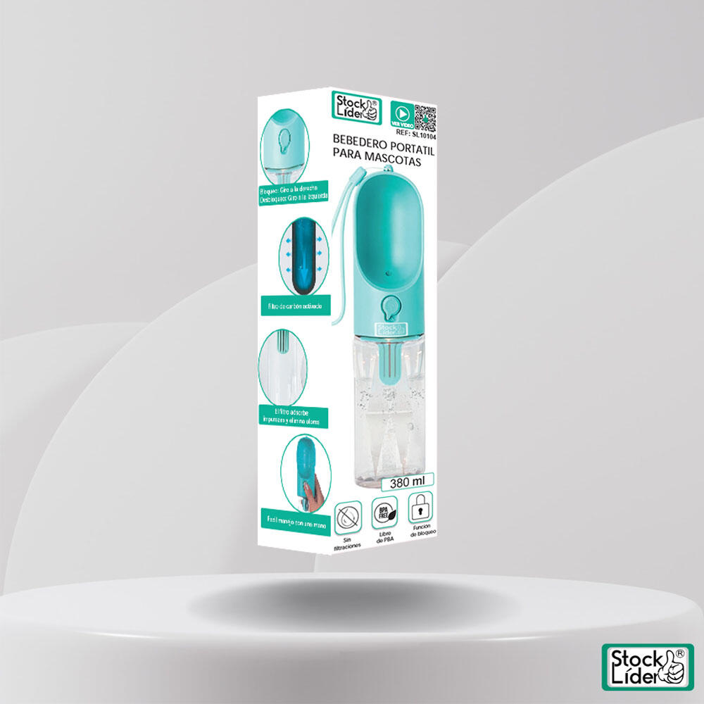 Bebedero Automático para Mascotas - Dispensador de Agua Portátil para Perros