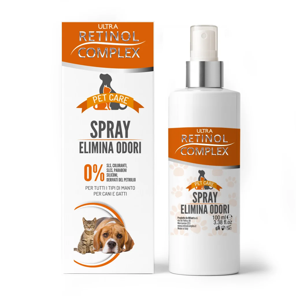 Spray Elimina Olores para Mascotas 100ml - Neutralizador de Olores Profesional