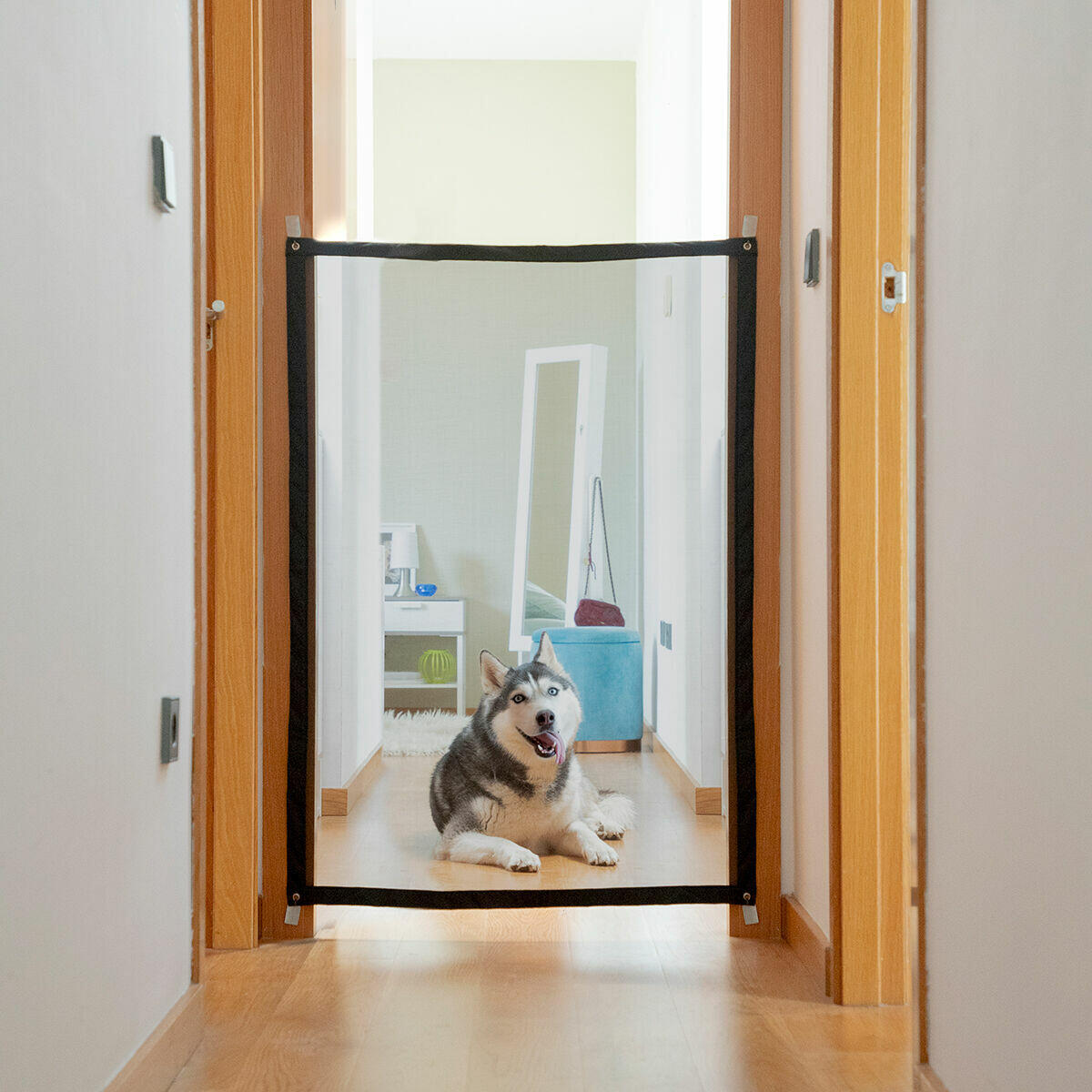 Red de Seguridad para Mascotas - Barrera Protectora para Coche