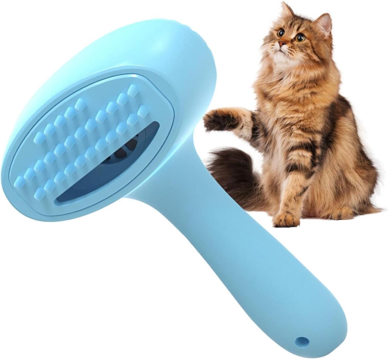 Cepillo Eléctrico Quitapelos para Mascotas - Aspirador de Pelo Recargable