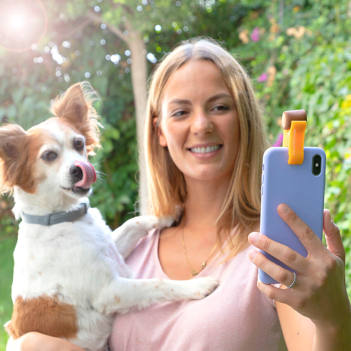 Clip para Selfies con Mascotas - Accesorio para Fotos Perfectas con tu Perro o Gato